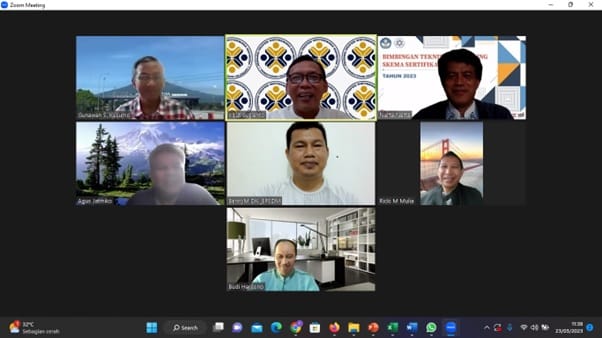 Rapat Pembahasan Tindak Lanjut Realisasi Program Kerja Departemen Kerjasama 2023.