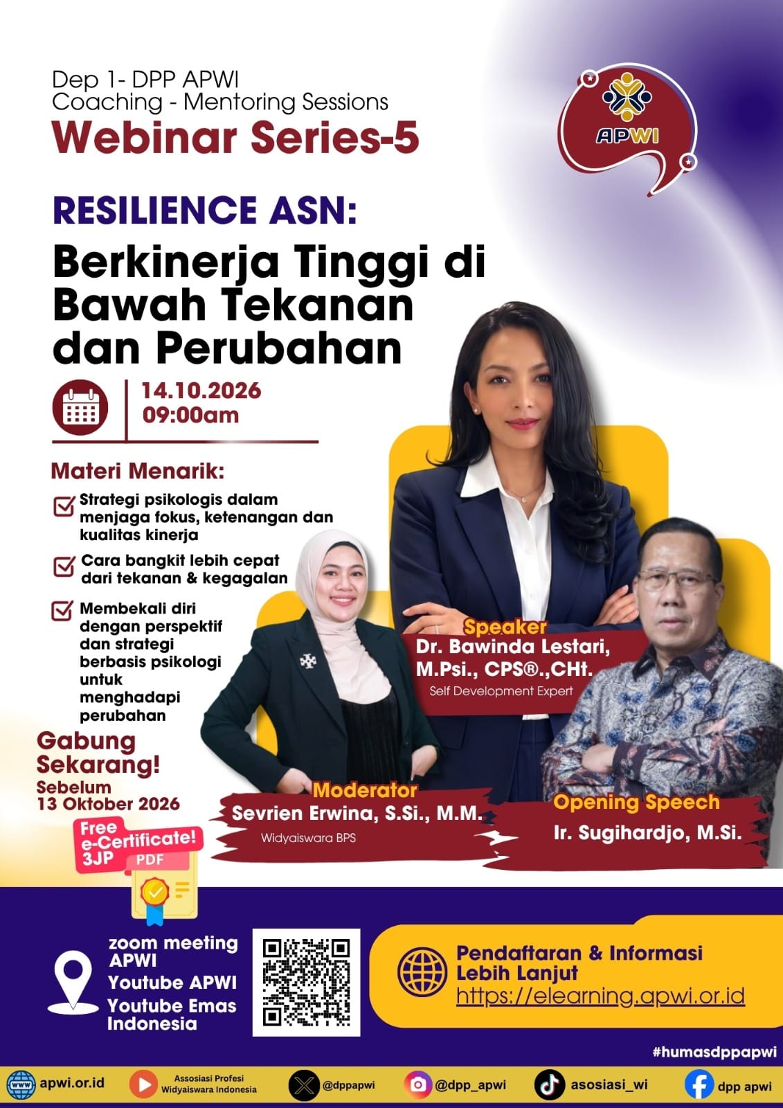 RESILIENCE ASN: Berkinerja Tinggi di Bawah Tekanan dan Perubahan