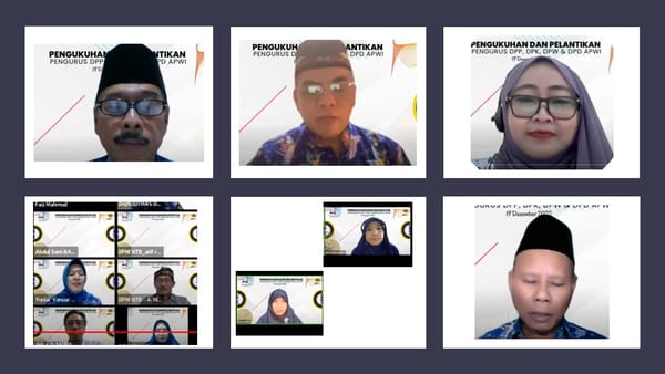 Pelantikan dan Pengukuhan Dewan Pimpinan Pusat (DPP), Dewan Pimpinan Komisariat (DPK) dan Dewan Pimpinan Wilayaah (DPW) APWI
