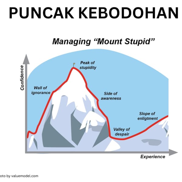 Puncak Kebodohan ( Mount Stupid)