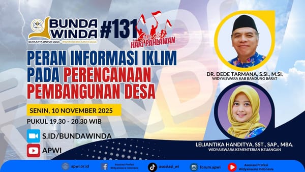 PERAN INFORMASI IKLIM PADA PERENCANAAN PEMBANGUNAN DESA